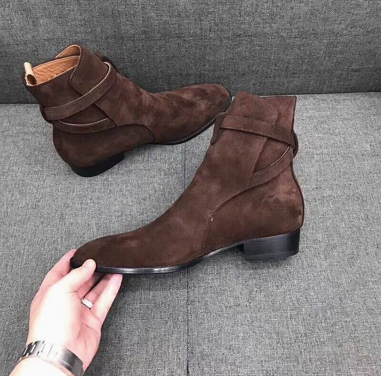 Black Brown Genuine Cow Suede  - огляд і ціна Crossfit Male