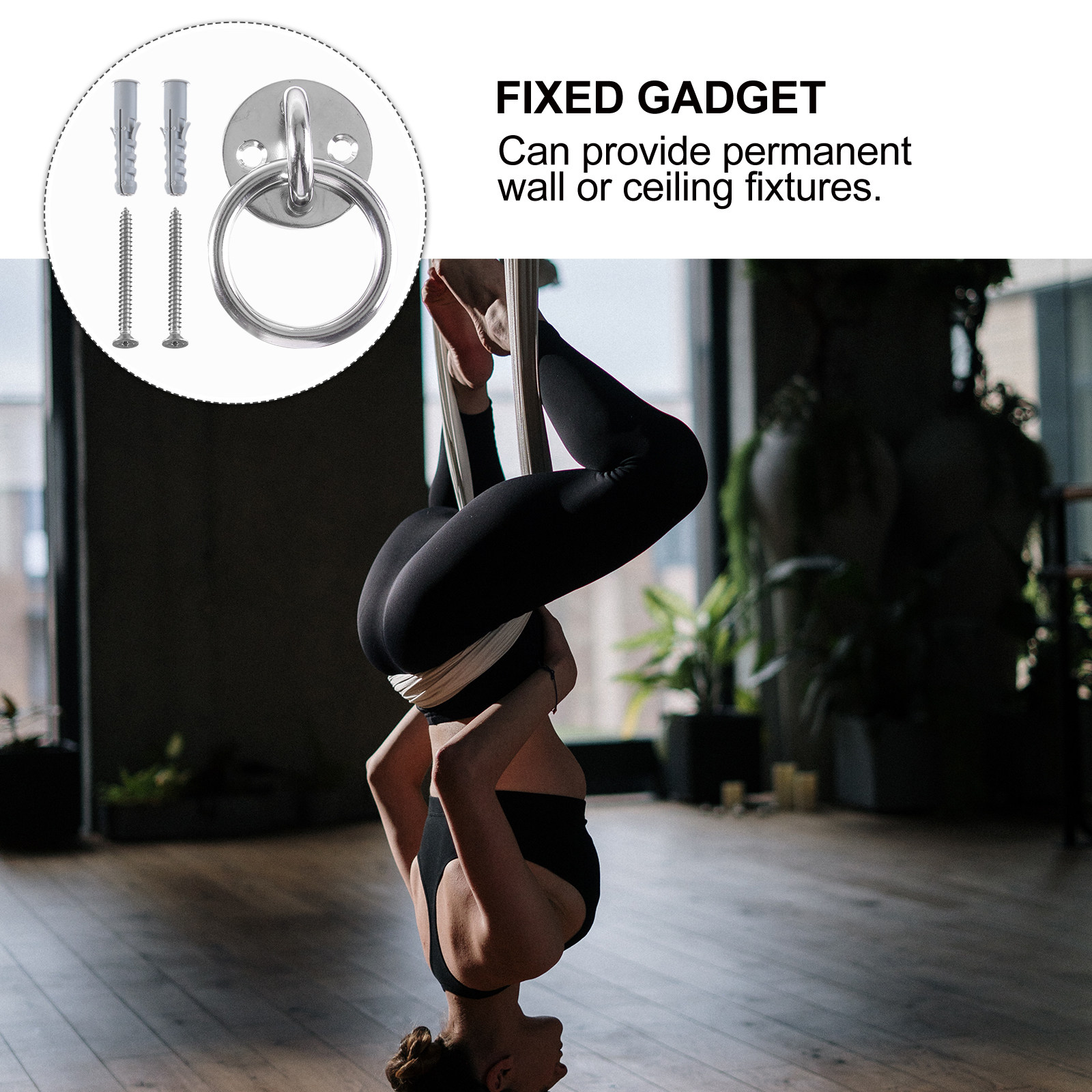 1Set Heavy Duty Yoga Swings An - огляд і ціна Battle Rope Anchor