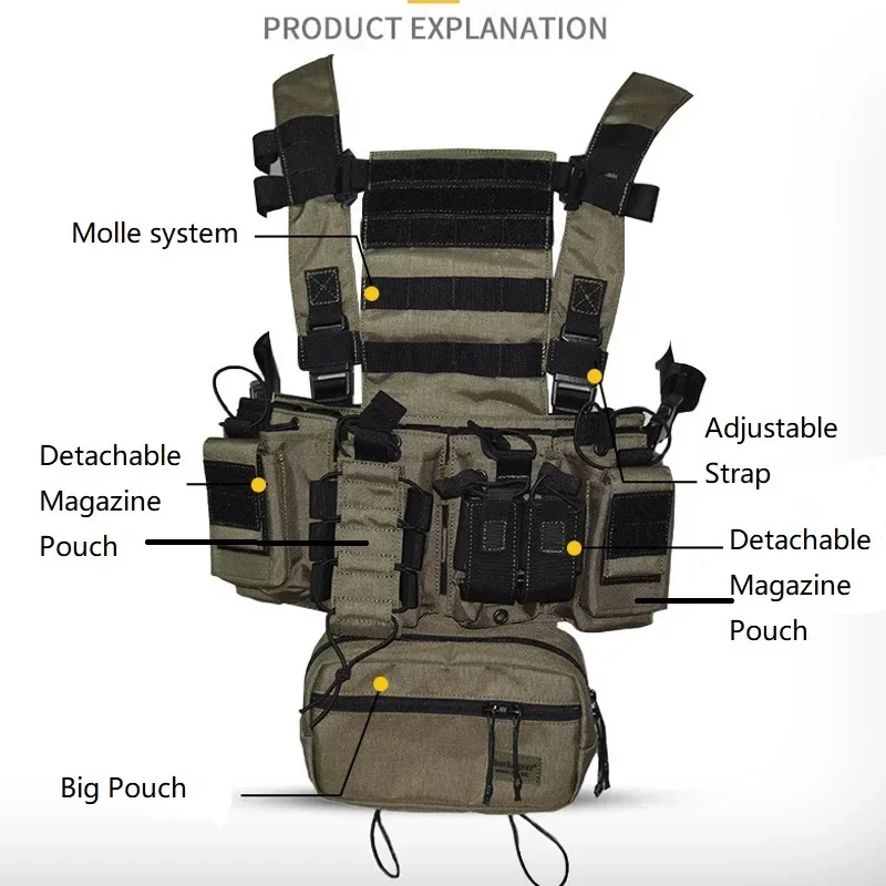 D3CR Chest Rig Vest Multicam B - огляд і ціна Gear For Crossfit