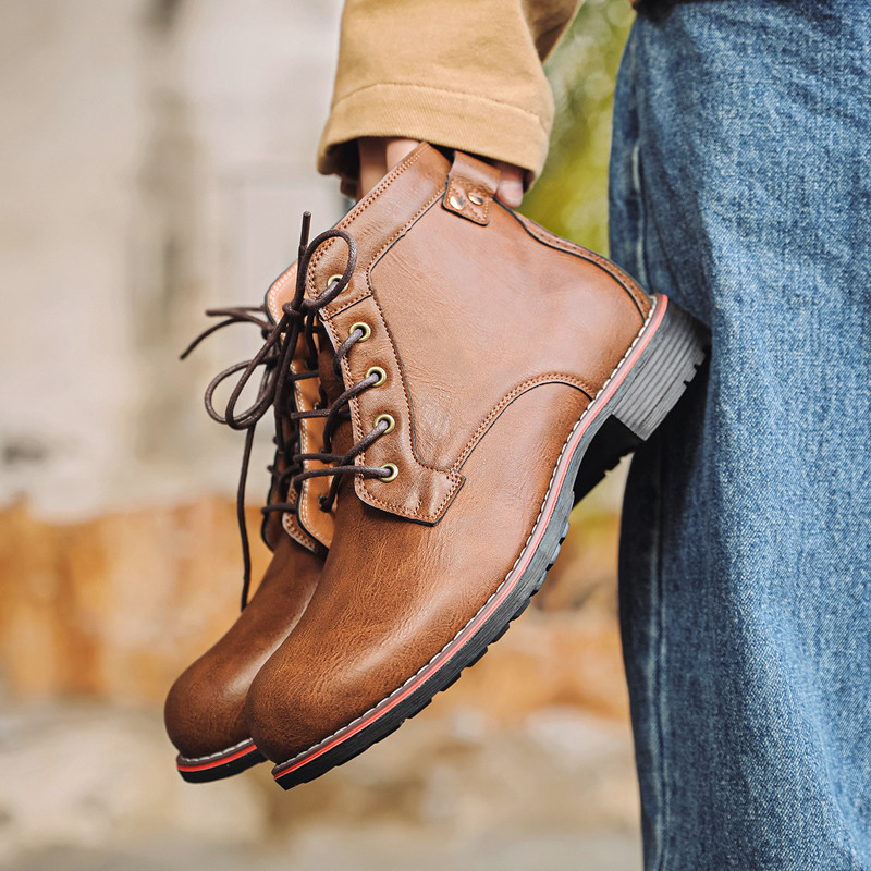 Luxury Retro High Men's Leathe - огляд і ціна Crossfit Male