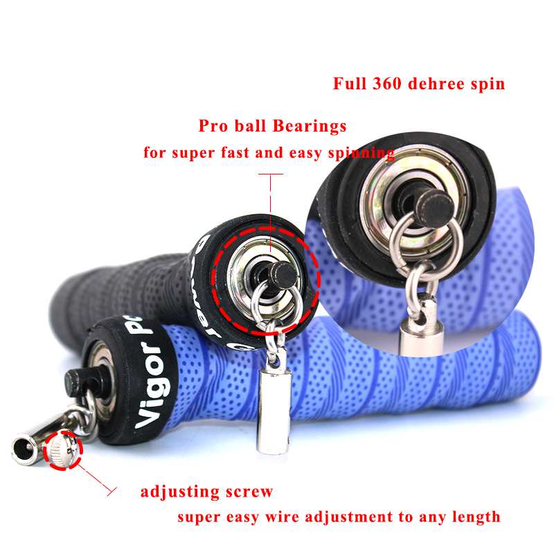 Vigor Power Gear Adjustable Ca - огляд і ціна Jump Rope Speed Bearing