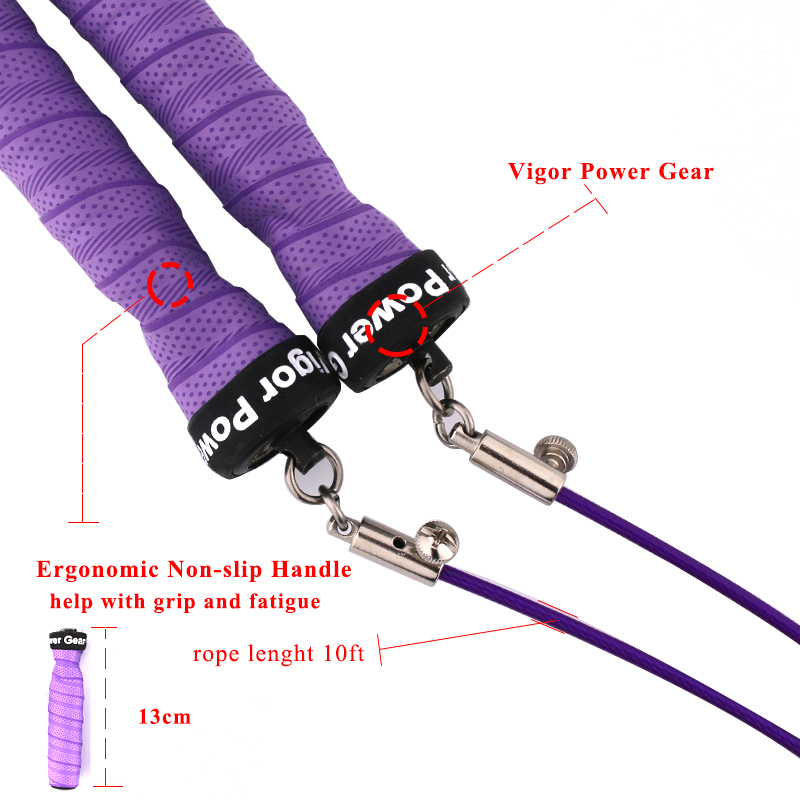 Vigor Power Gear Adjustable Ca - огляд і ціна Jump Rope Speed Bearing