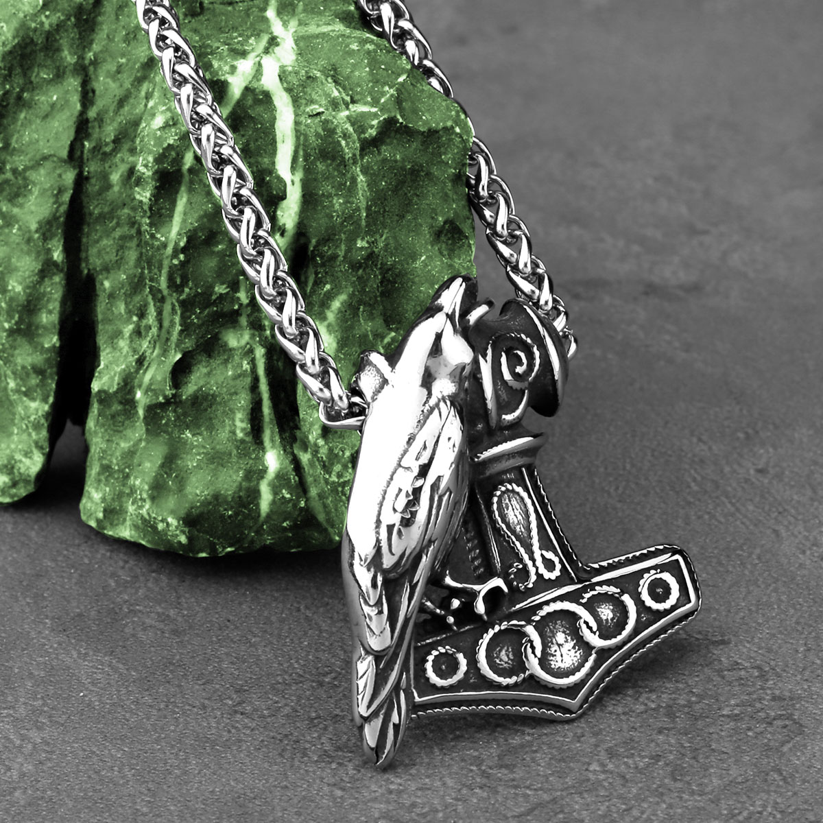 Nordic Odin Raven Thor Hammer  - огляд і ціна Battle Rope Anchor